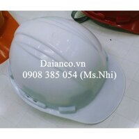 Nón Bảo hộ lao động kiểu North màu trắng có xốp chống va đập- Hình thật