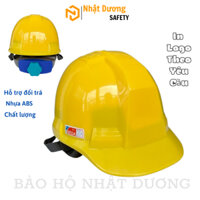Nón bảo hộ lao động SSEDA IV có kiểm định an toàn Mũ bảo hộ công trình cho công nhân kỹ sư màu vàng