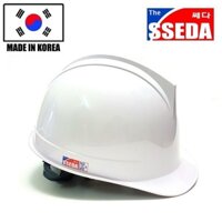 Nón Bảo Hộ SSEDA - Làm Bằng Nhựa ABS - Màu Trắng - Có Lót Mút Xốp