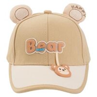 Nón bé trai lớn 3-6Y lưỡi trai Animo A2510_MN020 (52cm, Màu be)