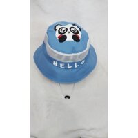 nón bèo phối lưới họa tiết Gấu panda đáng yêu cho bé NG5P4D