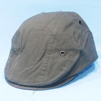 Nón beret nam, mũ mỏ vịt dành cho người trung niên, không thêu họa tiết, chất liệu vải oát mềm mại, tăng giảm size dễ dàng - Rêu