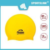Nón bơi Phoenix co giản ôm sát đầu Free Size Sportslink - Vàng