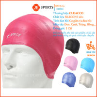 Nón Bơi Silicone Kín Tai Cleacco, Mũ Bơi Co Giãn Chống Ướt Tóc, Nón Bơi Cao Cấp Nam, Nón Bơi Nữ Đẹp