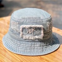 Nón bucket thời trang nam nữ chất liệu vải jeans