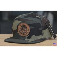 Nón camo hoạ tiết chim đại bàng,mũ camo thể thao thời trang,snapback logo da tròn,Snapback Camo 7 Panel Snapback