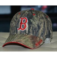 Nón camo lưỡi trai,mũ Mossy Oak Adjustable Hat,nón chữ B C H { Hình thật }