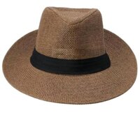 Nón cao bồi mũ phớt mũ cao bồi rộng vành panama dona21122501 - Nâu