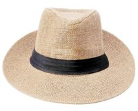 Nón cao bồi mũ phớt mũ cao bồi rộng vành panama dona21122501 - kem