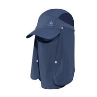 Nón Chạy Bộ Kailas Neck Flap Baseball Midnight Blue (Bản 2024)