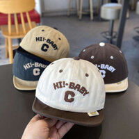 nón cho bé trai mũ tiểu thư cho bé gái Mũ em bé mùa xuân và mùa thu thư đa năng cậu bé mũ em bé mùa hè bóng râm vành mềm bé gái bóng chày mùa xuân thủy triều