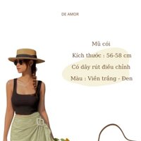 nón cói - mũ cói đi biển