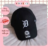 Nón D 47 Đen Hàng Chính Hãng SP001328 | Rabbit Authentic