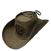 Nón da bò phối gù cá sấu M1102