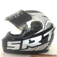 nón FULLFACE ASIA MT136 LOGO BẠC LỚN