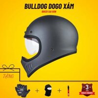 Nón Fullface Bulldog Classic Dogo Xám