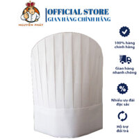 Nón giấy bếp, Mũ giấy bếp Cao 29cm và Thấp 23cm (Combo 10 cái) - Dụng cụ bếp Đà Nẵng