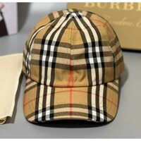 nón kết bbr logo da sọc caro