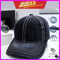 Nón kết jean bụi trơn