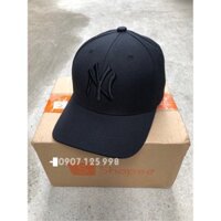 Nón kết logo NY-47, full đen cool ngầu.