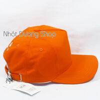 Nón Kết Mũ lưỡi trai cao cấp unisex nam nữ thêu chữ logo cực kì xịn xò thời trang hot trend - Cam