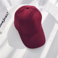 Nón Kết, Mũ Lưỡi Trai Nam Nữ Trơn - N115.OBI - Đỏ