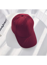 Nón Kết, Mũ Lưỡi Trai Nam Nữ Trơn - N115.OBI - Đỏ