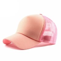 Nón kết, mũ lưỡi trai phối lưới nam nữ đẹp, thoáng khí, siêu nhẹ - Mũ lưỡi trai phối lưới thể thao cho nam và nữ - Hồng