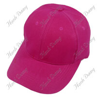 Nón kết nam đẹp chất mũ lưỡi trai nữ không logo chất liệu vải cotton cao cấp thoáng mát mẫu mã đơn giản - Hồng sen