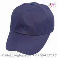 Nón kết nam đẹp chất mũ lưỡi trai nữ không logo chất liệu vải cotton cao cấp thoáng mát mẫu mã đơn giản - Xanh đen