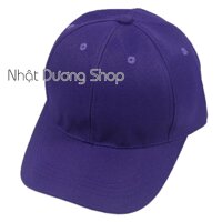 Nón kết nam đẹp mũ lưỡi trai nam nữ không thêu logo giá cả siêu rẻ phù hợp cả nam và nữ - Tím