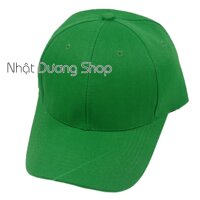 Nón kết nam đẹp mũ lưỡi trai nam nữ không thêu logo giá cả siêu rẻ phù hợp cả nam và nữ - Xanh lá cây