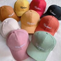 NÓN KẾT NHUNG FOREVER SIÊU ĐẸP CHO NAM NỮ - HỒNG