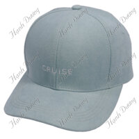 Nón kết nhung thêu chữ Cruise mũ lưỡi trai phong cách UIzzang form unisex nam nữ thời trang - Xanh lam