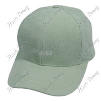 Nón kết nhung thêu chữ Cruise mũ lưỡi trai phong cách UIzzang form unisex nam nữ thời trang - Xanh mint