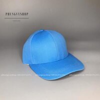 NÓN KẾT SIÊU RẺ TRƠN - MŨ LƯỠI TRAI NAM NỮ - XANH BIỂN