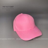 NÓN KẾT SIÊU RẺ TRƠN - MŨ LƯỠI TRAI NAM NỮ - HỒNG NHẠT