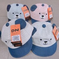 Nón kết sọc gấu linen Duy Ngọc size 50cm cho bé 1-3 tuổi