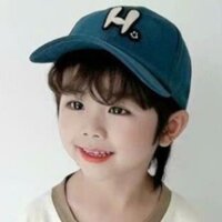 Nón kết trẻ em, mũ lưỡi trai cho bé chữ H kiểu dáng hàn quốc.