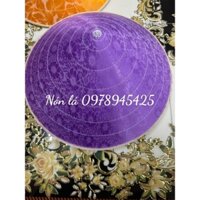 Nón lá bọc vải gấm size trẻ e đội