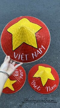 Nón lá Cờ Đỏ Sao Vàng Việt Nam 30cm