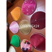 Nón lá lụa trơn, nón gấm trơn size người lớn