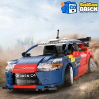 NON LEGO CADA C51078W – RACING CAR 2008 CITROËN C4 WRC SCALE 1:20 (329 PCS) – CHÍNH HÃNG GIÁ TỐT TPHCM