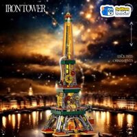 NON LEGO FUN BIG PLAYER JQ1124 – Iron Tower (1651pcs) – Tháp Eiffel – Chính hãng giá tốt TPHCM