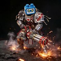 NON LEGO JAKI KK001 – Gatling Gun Heavy Armor Ropper (1108pcs) – Súng Gatling Phá Giáp Hạng Nặng – Chính hãng giá tốt TPHCM