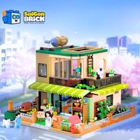 NON LEGO – KALOS BLOCKS 61007 – Umeda Cottage (1577pcs) – Nhà Tranh Umeda – chính hãng giá tốt TPHCM