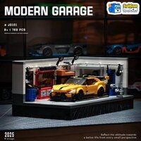 NON LEGO KeepmySpecialty JD101 – Modern Garage (763pcs) – Nhà Xe Hiện Đại – Chính hãng giá tốt TPHCM