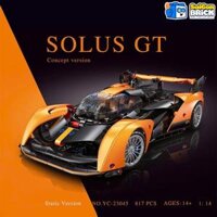 NON LEGO PRO BLOCKS YC-23045 – Solus GT Super Car Scale 1:14 (Static Version ) (817pcs) – Siêu Xe Solus GT Tỷ Lệ 1:14 (Phiên Bản Tĩnh) – Chính hãng giá tốt TPHCM