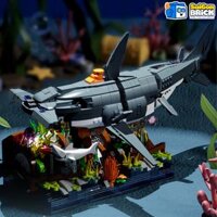 NON LEGO QIZHILE 90049 – The Technic Hammerhead Shark (1144pcs) – Cá Mập Đầu Búa Technic – Chính hãng giá tốt TPHCM