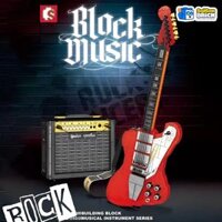 NON LEGO SEMBO 708946C – Magic Electric Guitar (1061 pcs) – Đàn Guitar Điện Ma Thuật – Chính hãng giá tốt TPHCM